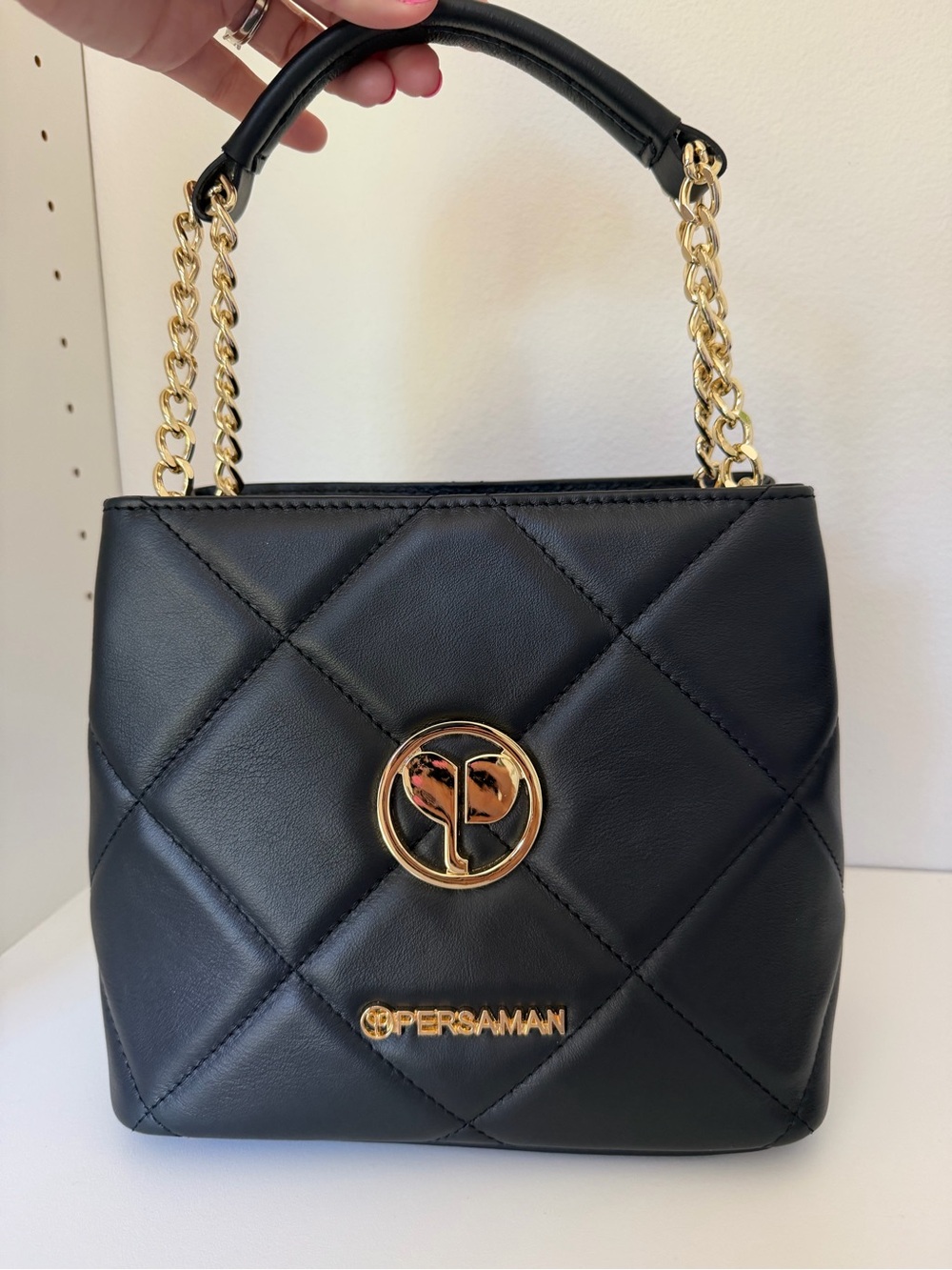 Persaman Laila Quilted Hand Bag, brand new, never used! With extended strap incl